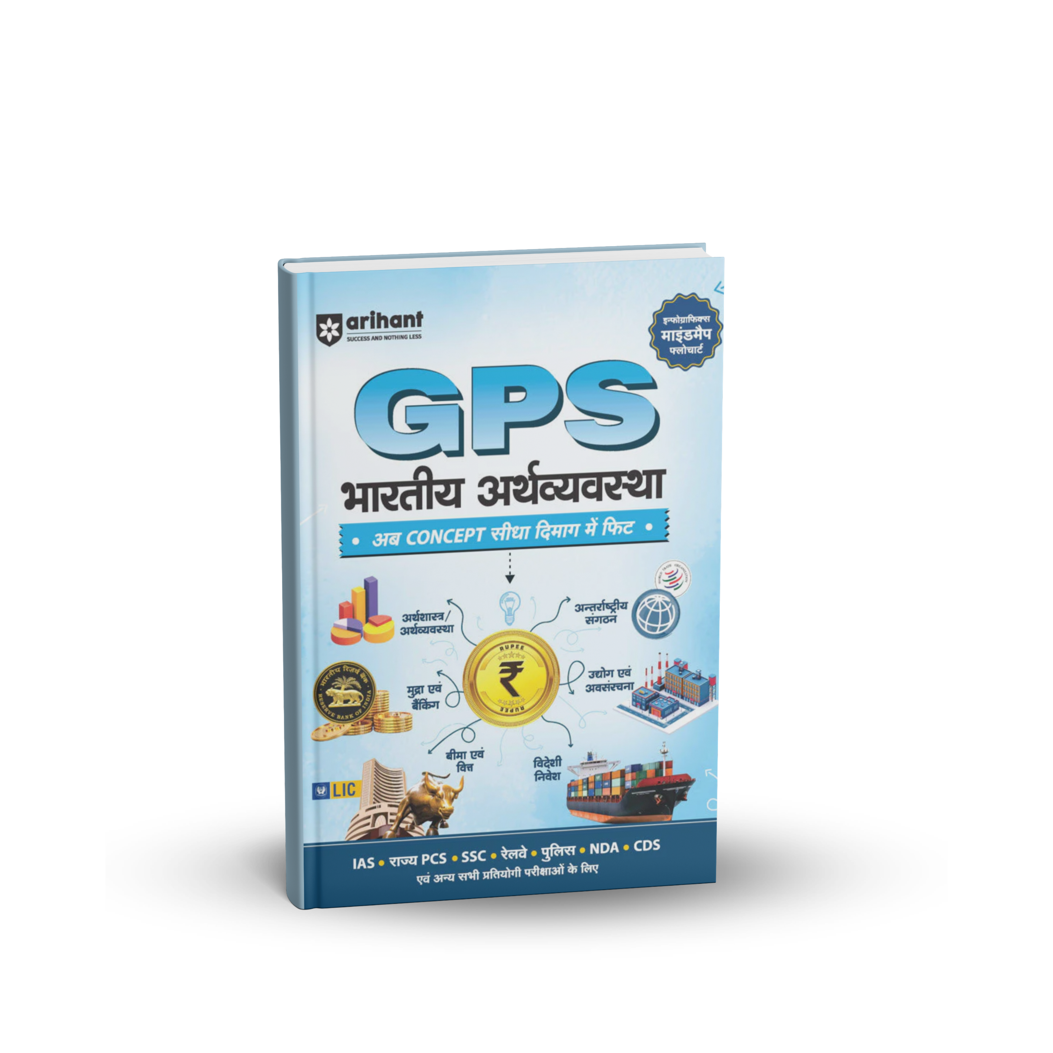 Arihant - GPS Bhartiya Arthvyavastha Book | Hindi Medium – B3books