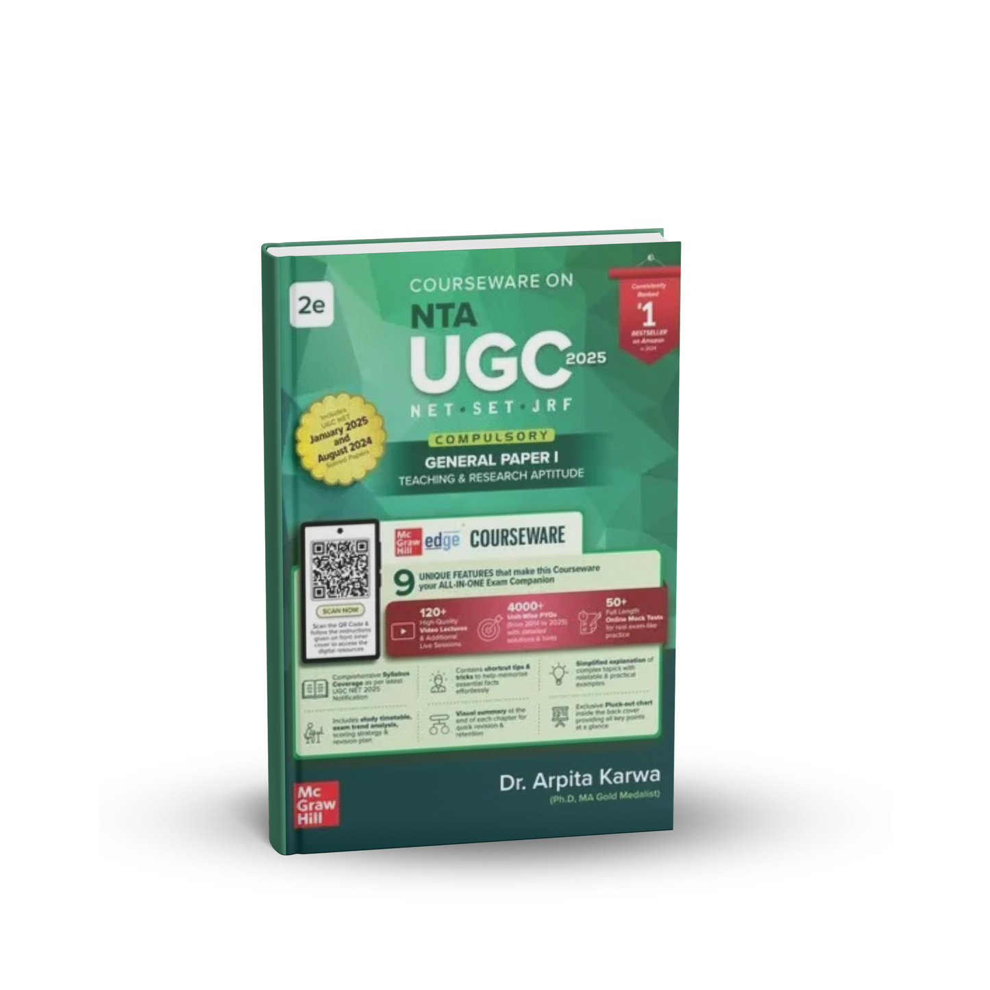 TMH – NTA UGC 2025 NET/SET/JRF General Paper–1 (2nd Edition) by Dr. Arpita Karwa [English]