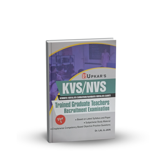 Upkar KVS/NVS Trained Graduate Teacher Recruitment Examination (Tier-1) By Dr. Lal & Jain | English Medium