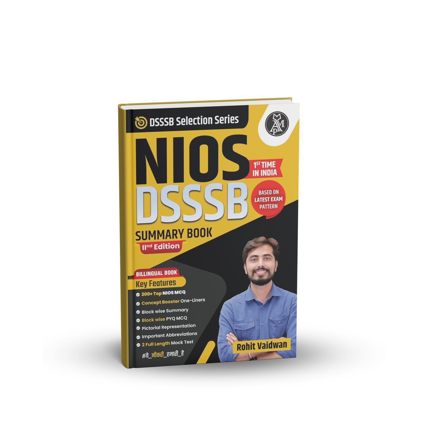 Adhyayan Mantra NIOS DSSSB Summary Book by Rohit Vaidwan (2nd Edition) Latest Exam Pattern (Bilingual)