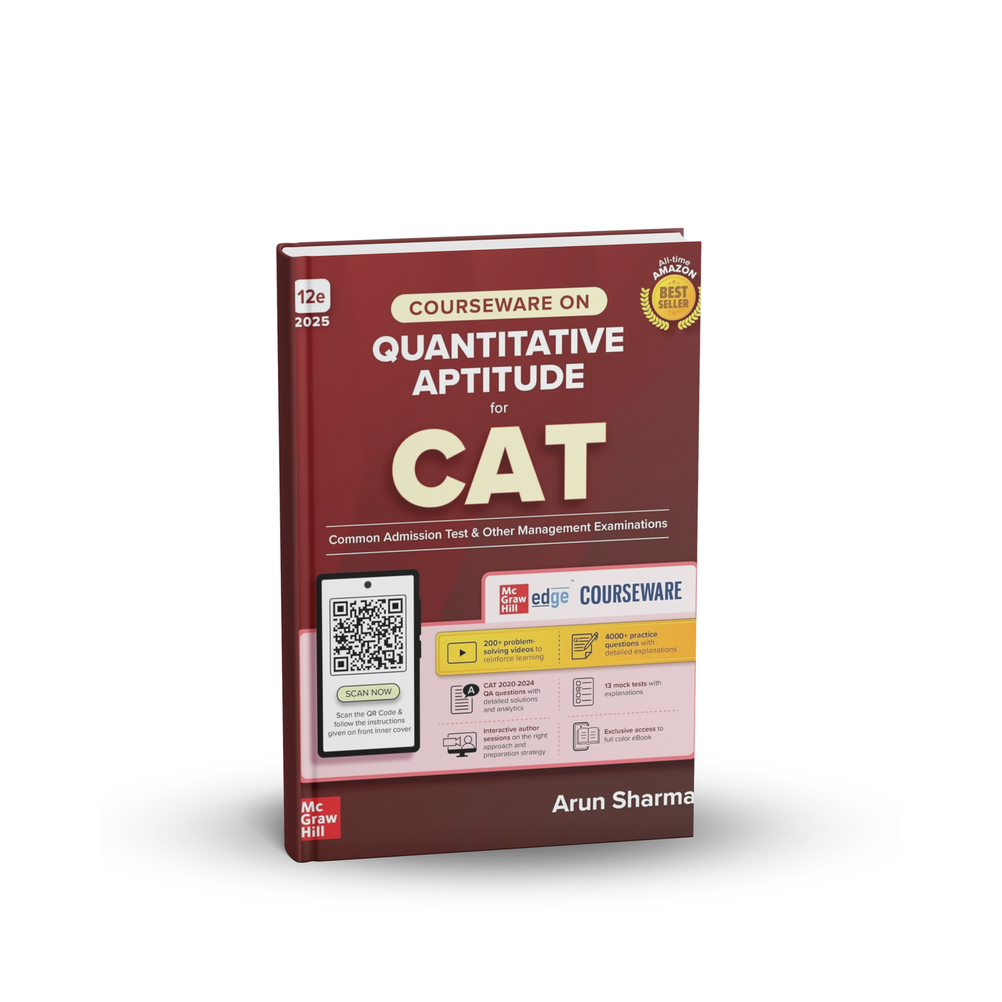 TMH - Courseware on Quantitative Aptitude (12th Edition) 2025 By Arun Sharma (English Medium)