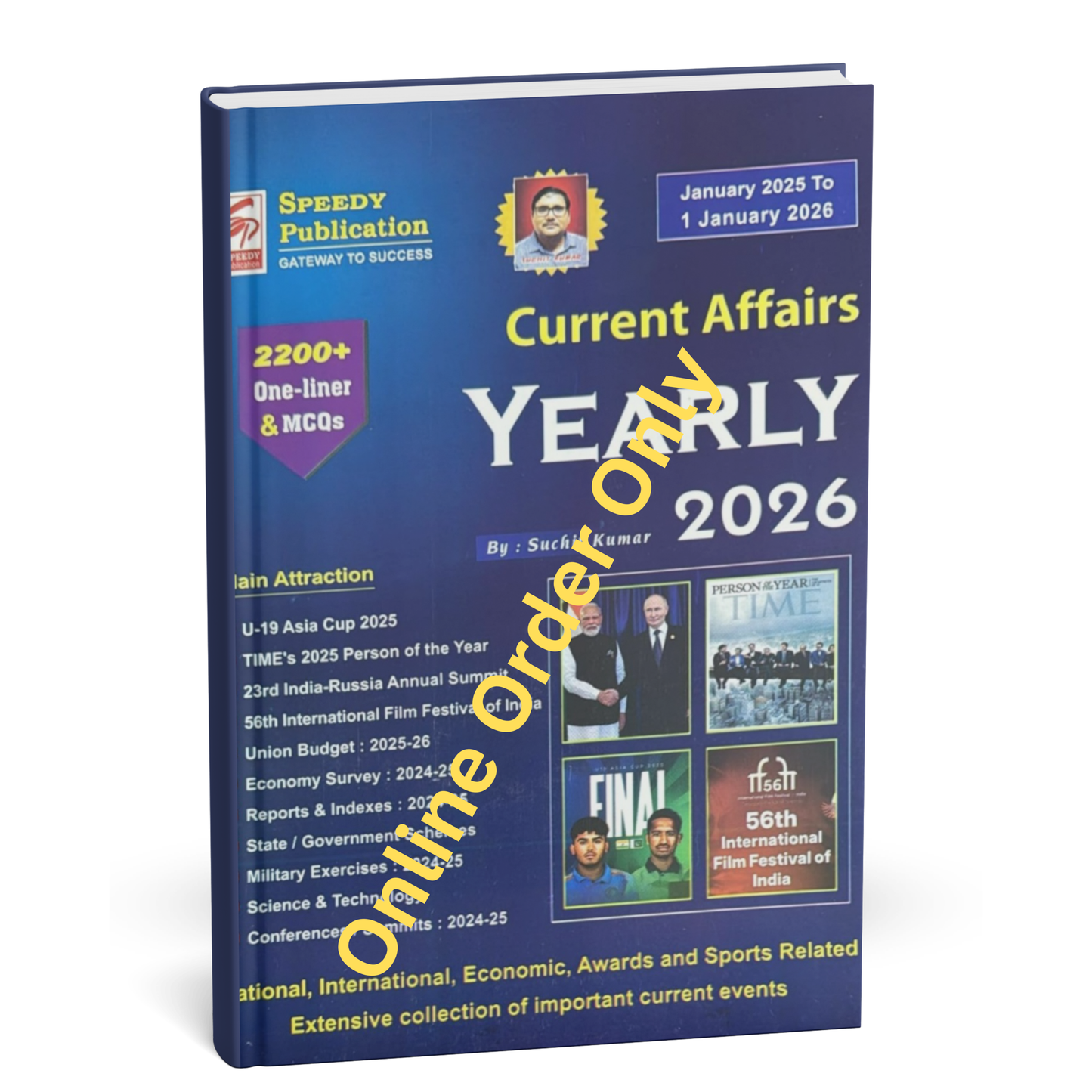 (XEROX)Speedy - Current Affairs Yearly January 2025 to 1 January 2026 (English Medium)