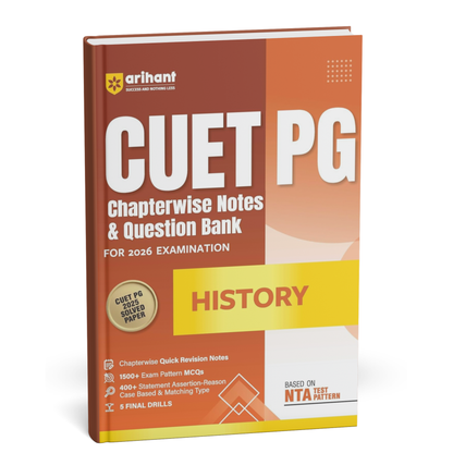 Arihant CUET PG 2026 History | English Medium