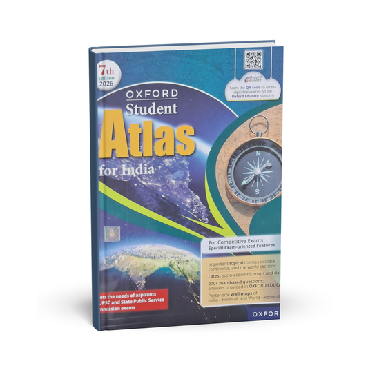 Oxford Student Atlas for India – 7th Edition (2026) English Medium