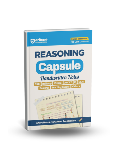 Arihant Reasoning Capsule Handwritten Notes Exam 2025 | English Medium