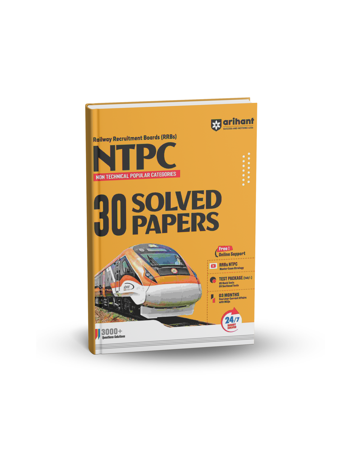 Arihant RRBs NTPC Book 30 Solved Papers(English Medium)