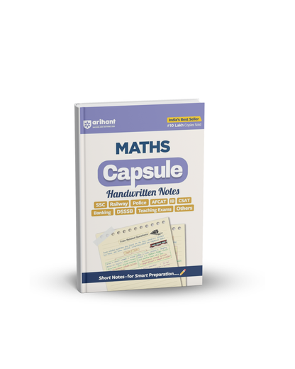 Arihant Maths Capsule Handwritten Notes | English Medium