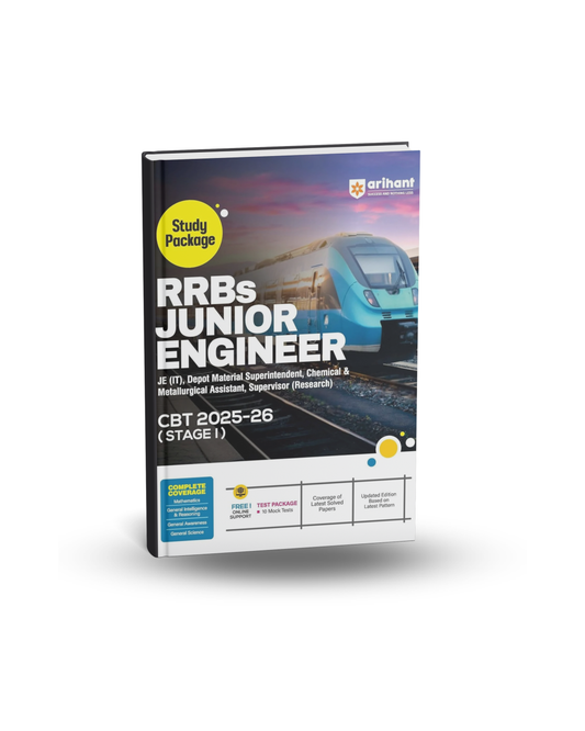 Arihant RRB Junior Engineer (JE) CBT (Stage 1) 2025–26 | English Medium