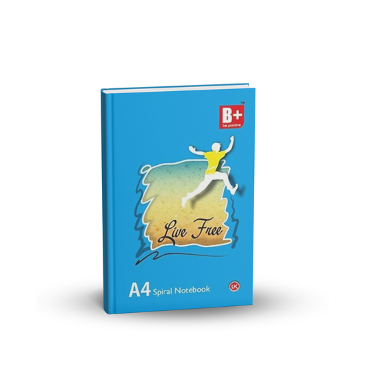 B+ Be Positive Bulky Longbook (A4 Size, 400 Pages) Ruled Notebook