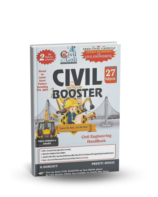 Civil Ki Goli - Civil Booster (Civil Engineering Handbook) 27 Subjects by  S.Sorout & Preeti Singh (English Medium)