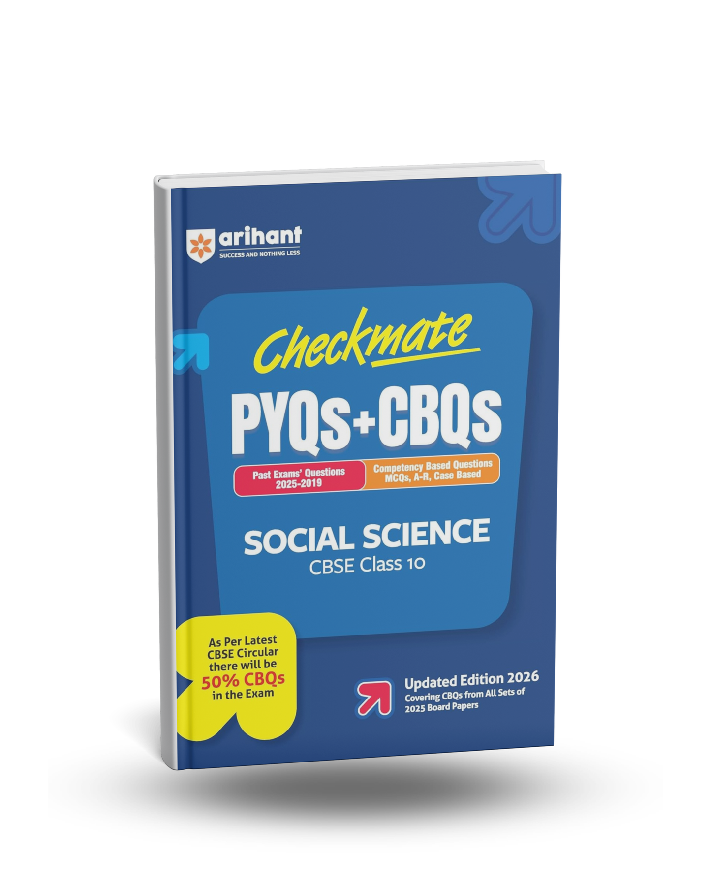 Arihant Checkmate PYQs + CBQs Social Science Class 10 (Updated Edition 2026)