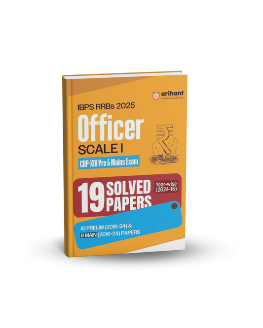 Arihant IBPS RRBS 2025 Officer Scale 1 CRP-XIV Pre & Mains Exam | English Medium