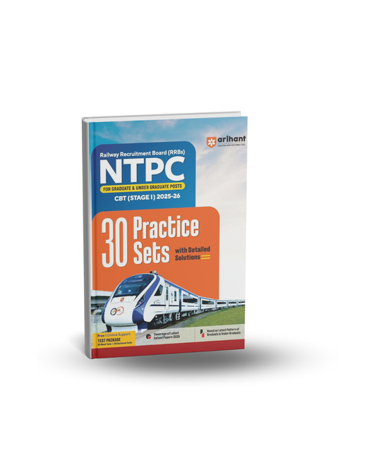 Arihant RRBs NTPC 30 Practice Sets CBT (Stage I) 2025–26 | English Medium