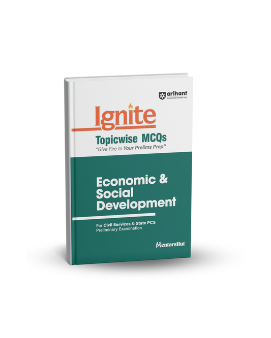 Arihant Ignite Economic and Social Development Topicwise MCQs Pre (English Medium)