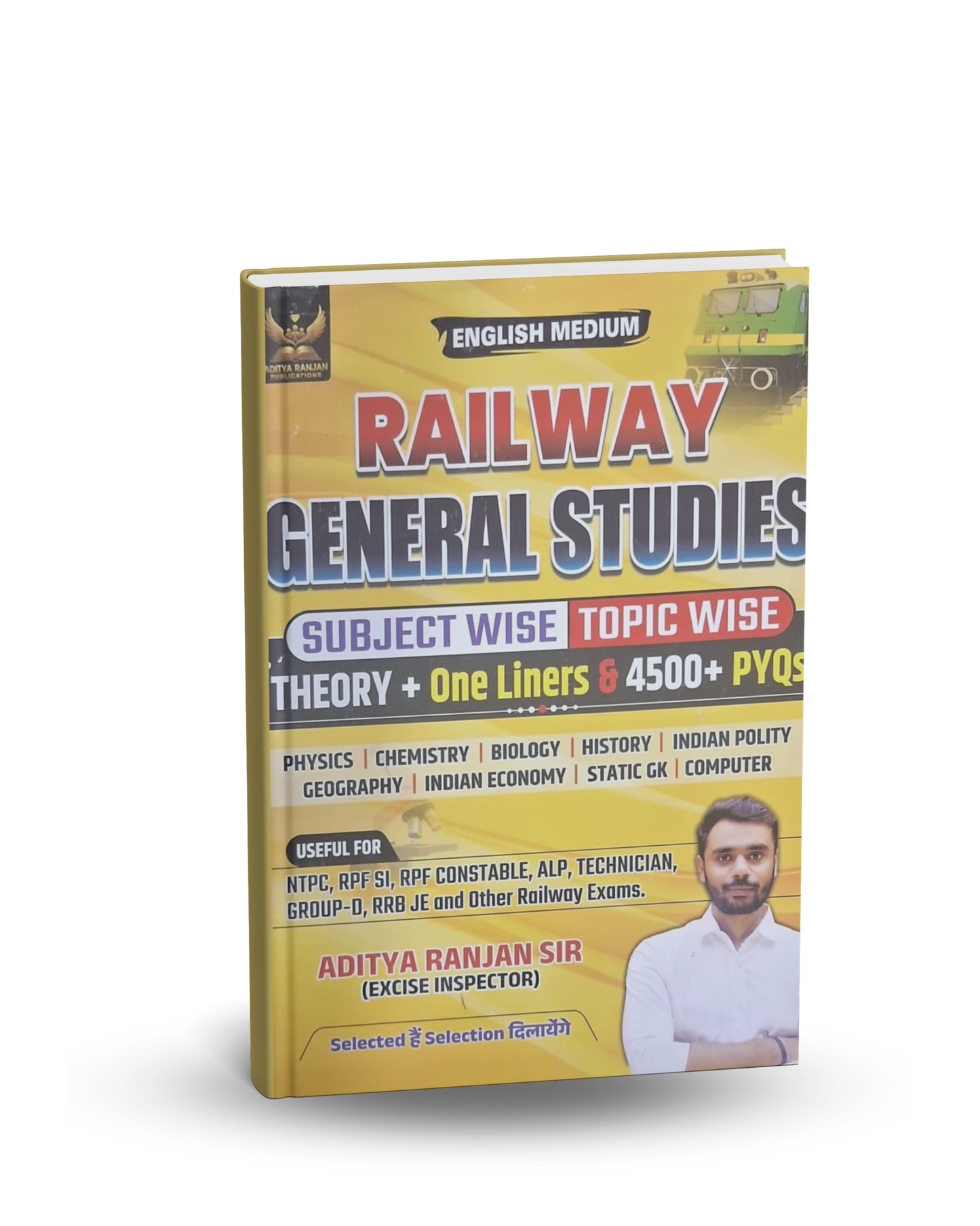 Aditya Ranjan Railway General Studies by Aditya Ranjan Sir | Theory + One Liners & 4500+ PYQs | English Medium