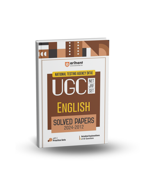 Arihant NTA UGC NET/JRF/SET English Solved Papers 2024–2012