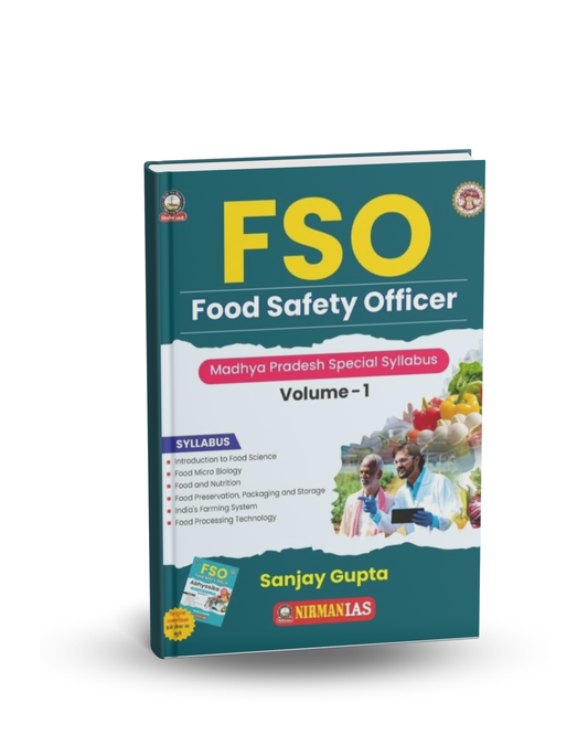 Nirman IAS FSO (Food Safety Officer) by Sanjay Gupta Volume 1 | English Medium