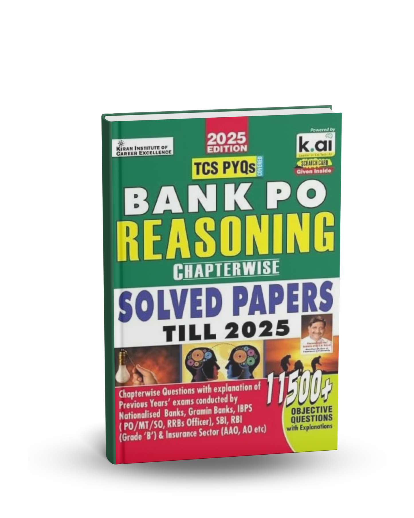 Kiran institute Bank PO Reasoning Solved Papers Exam 2025 | English Medium