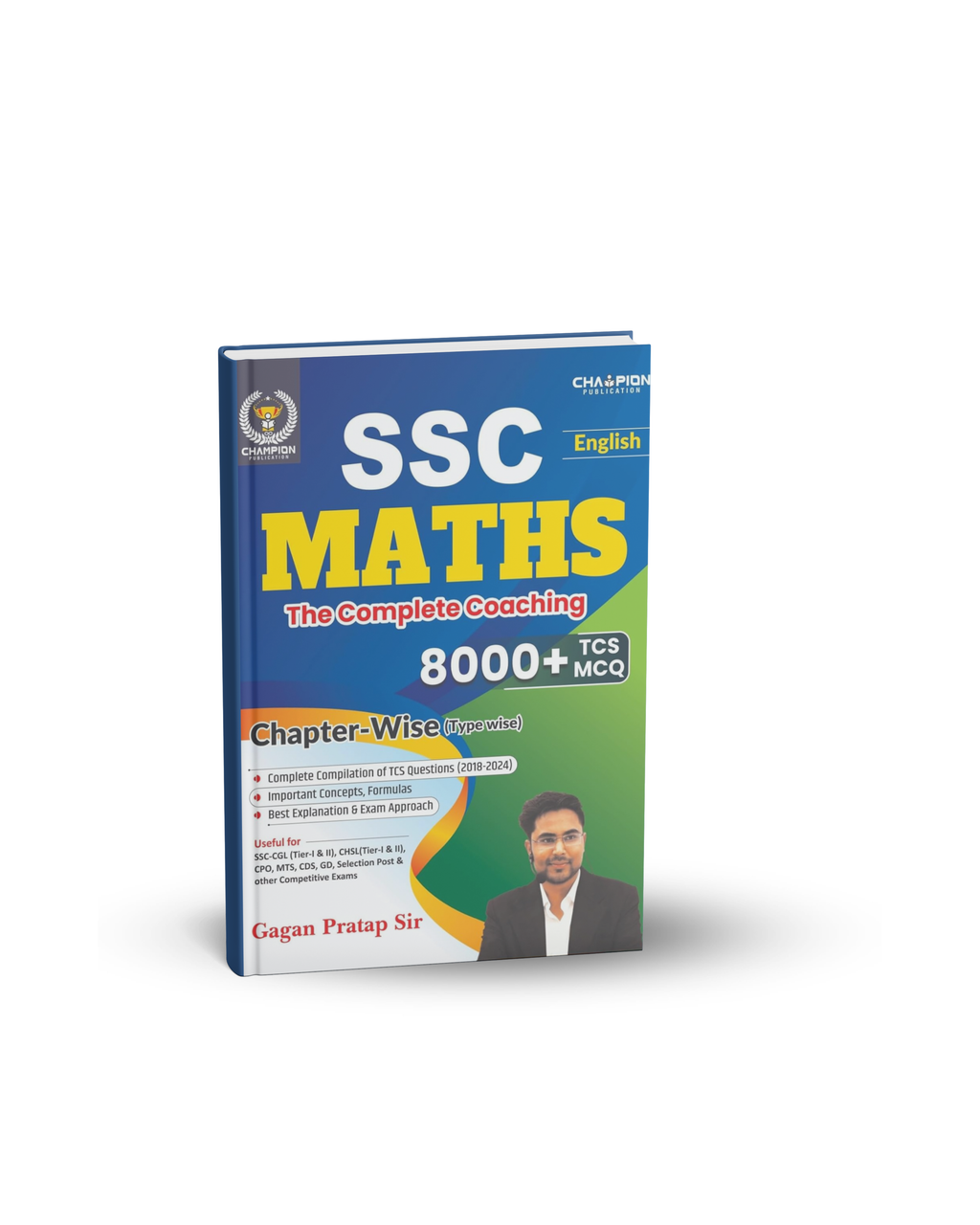 Champion SSC Maths  by Gagan Pratap Sir | Chapterwise, Typewise  8000+TCS MCQs | English Medium