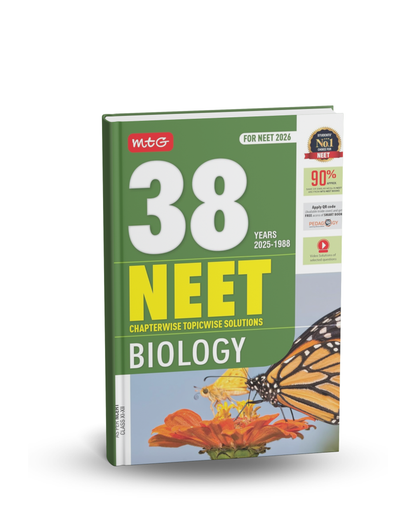 MTG 38 Years NEET Biology Previous Year Solved Papers | For NEET 2025–2026 |English Medium