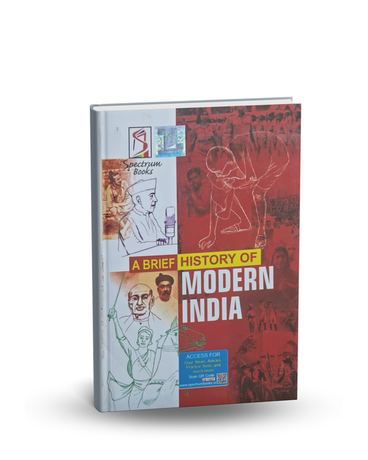 Spectrum Books - A Brief History of Modern India | Latest Edition | English Medium
