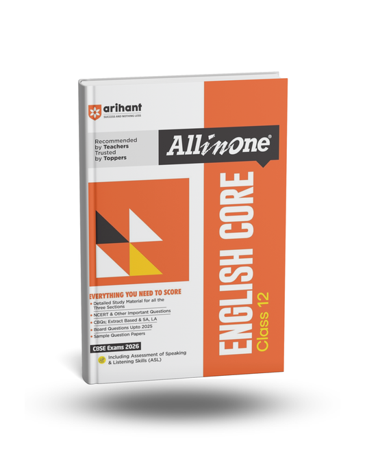 Arihant All in One English Core Class 12 for CBSE Exams 2025–26