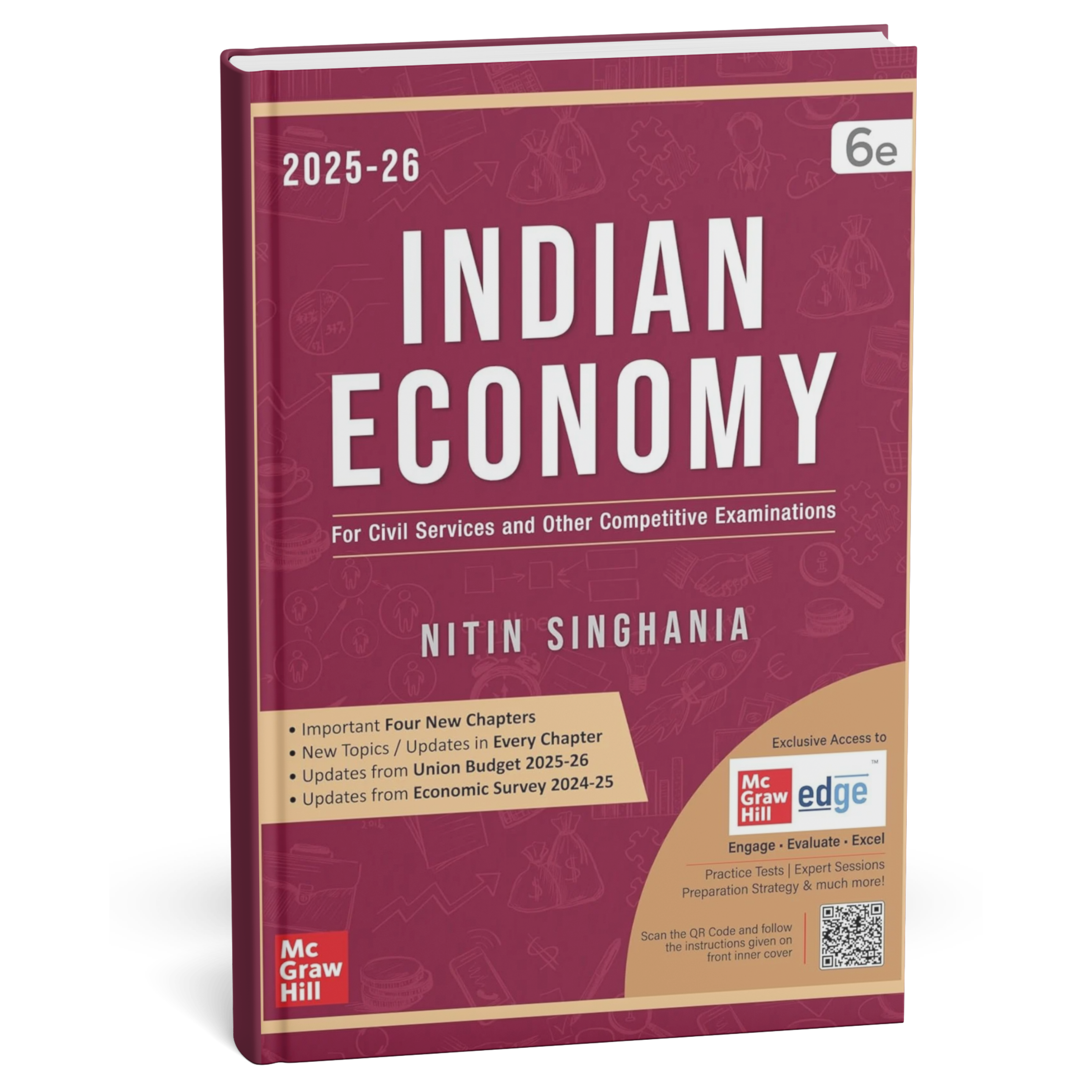 TMH - Indian Economy by Nitin Singhania (6th Edition) 2025-26 [English Medium]