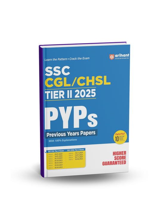 Arihant SSC CGL/CHSL Tier 2 2025 PYPs (English Medium)