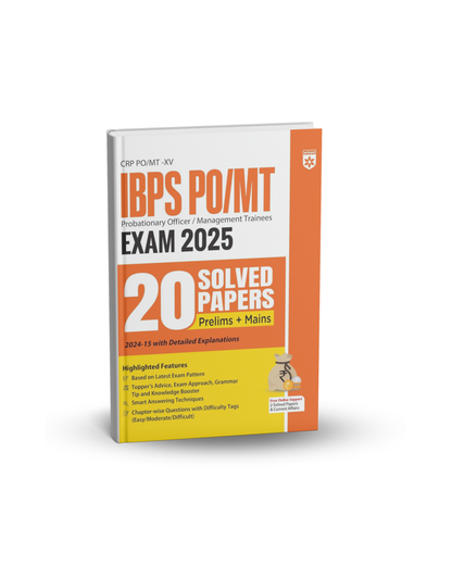 Arihant IBPS PO/MT (CRP PO/MT-XV) Exam 2025 – Pre & Mains | English Medium