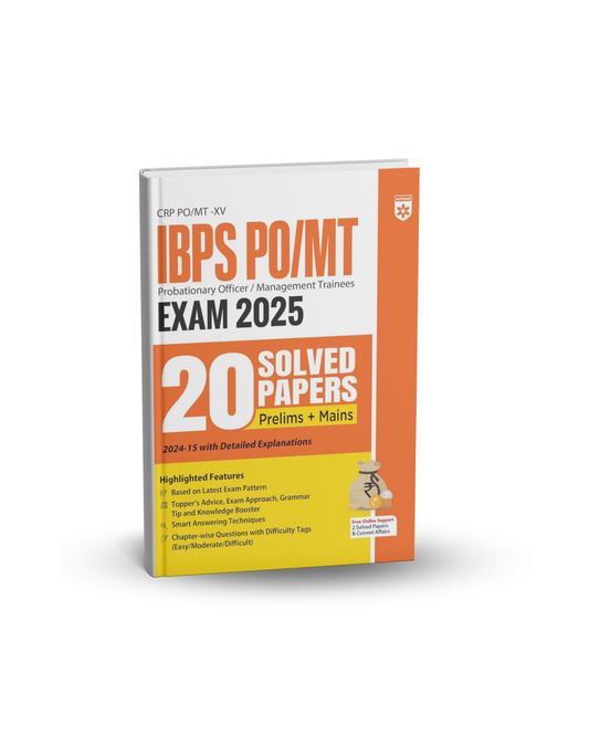 Arihant IBPS PO/MT (CRP PO/MT-XV) Exam 2025 – Pre & Mains | English Medium