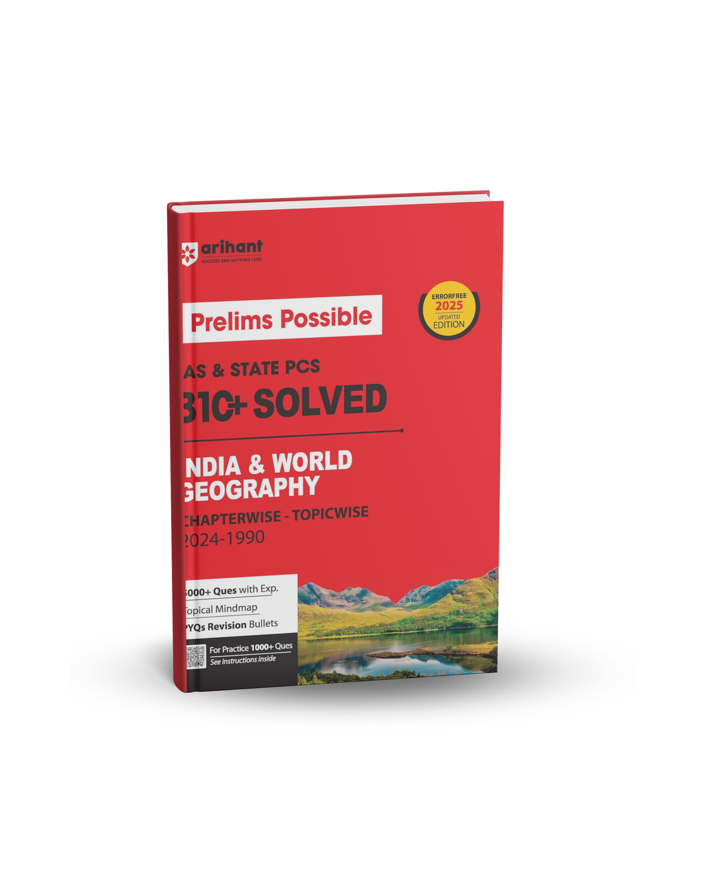 Arihant Prelims Possible IAS & State PCS India & World Geography(310+ Solved)English Medium