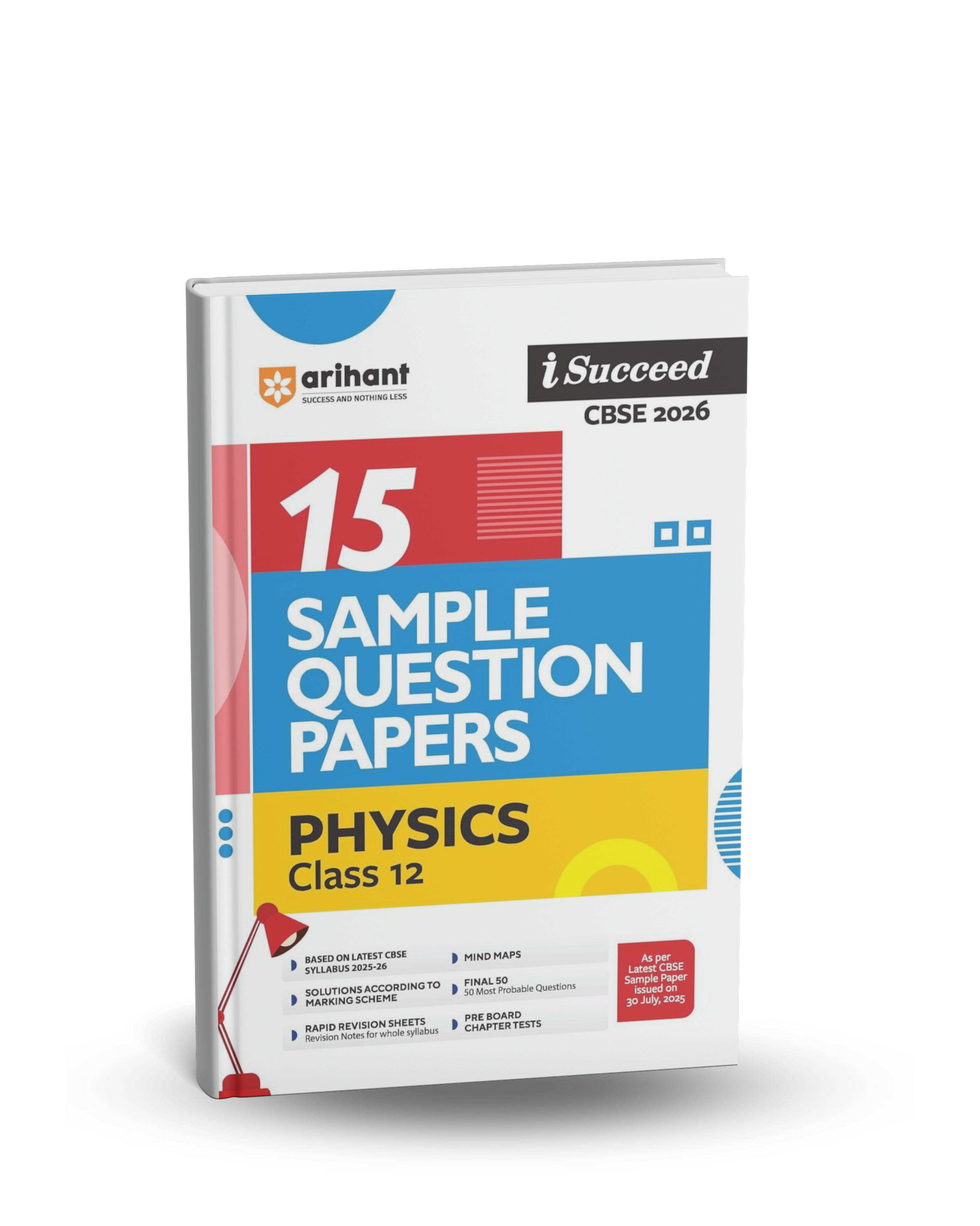 Arihant CBSE 15 Sample Question Papers – Physics Class 12 | 2026 Edition (English Medium)