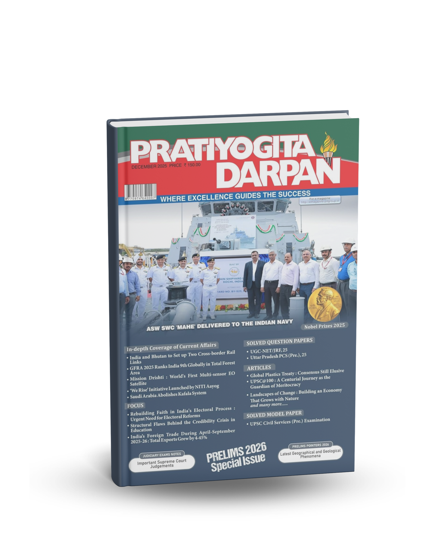 Pratiyogita Darpan Current Affairs December 2025 English Monthly Magazine Prelims 2026 for UPSC & State PSC Exams | English Medium