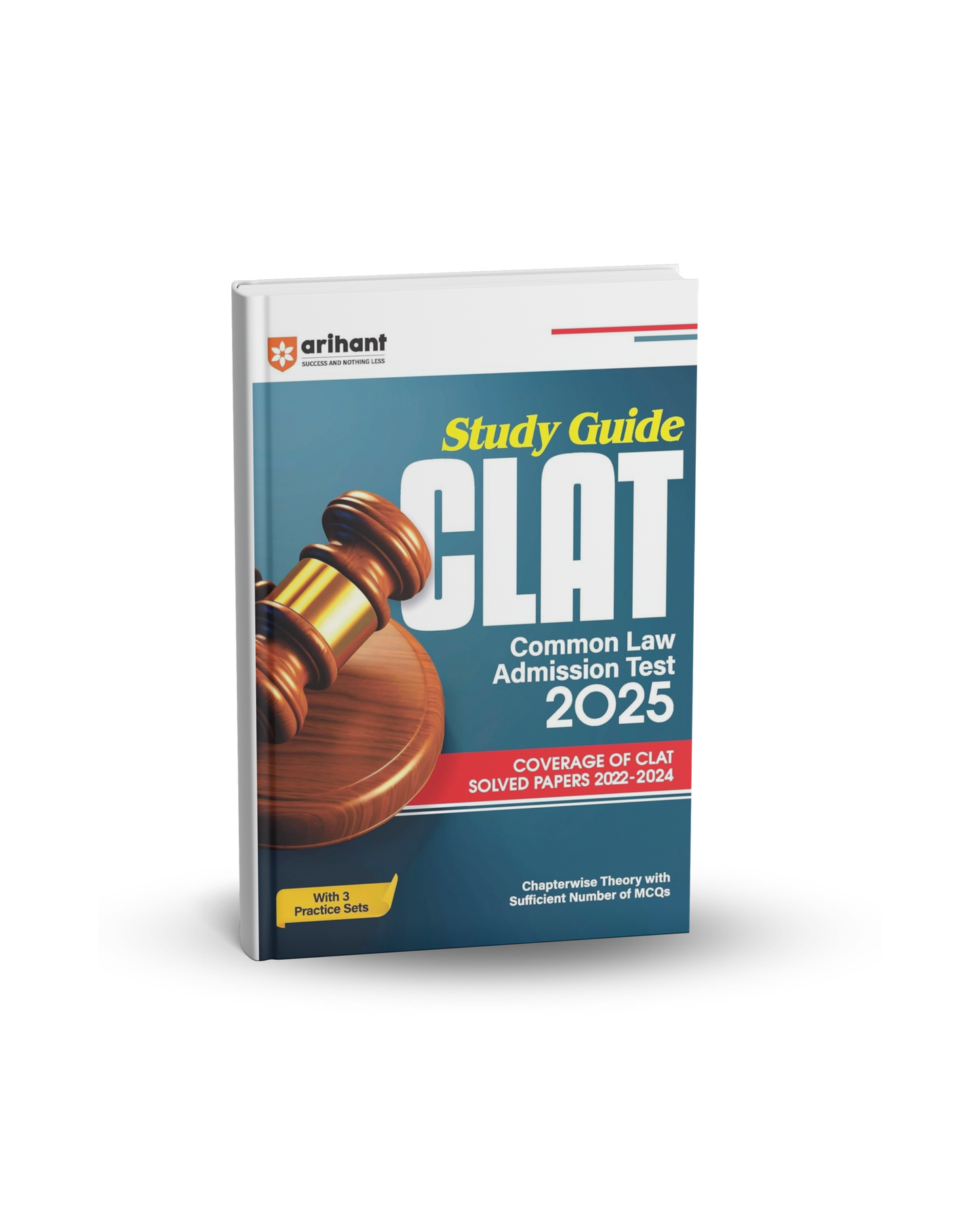 Arihant Study Guide CLAT 2025 | Solved Papers 2022-2024 | English Medium