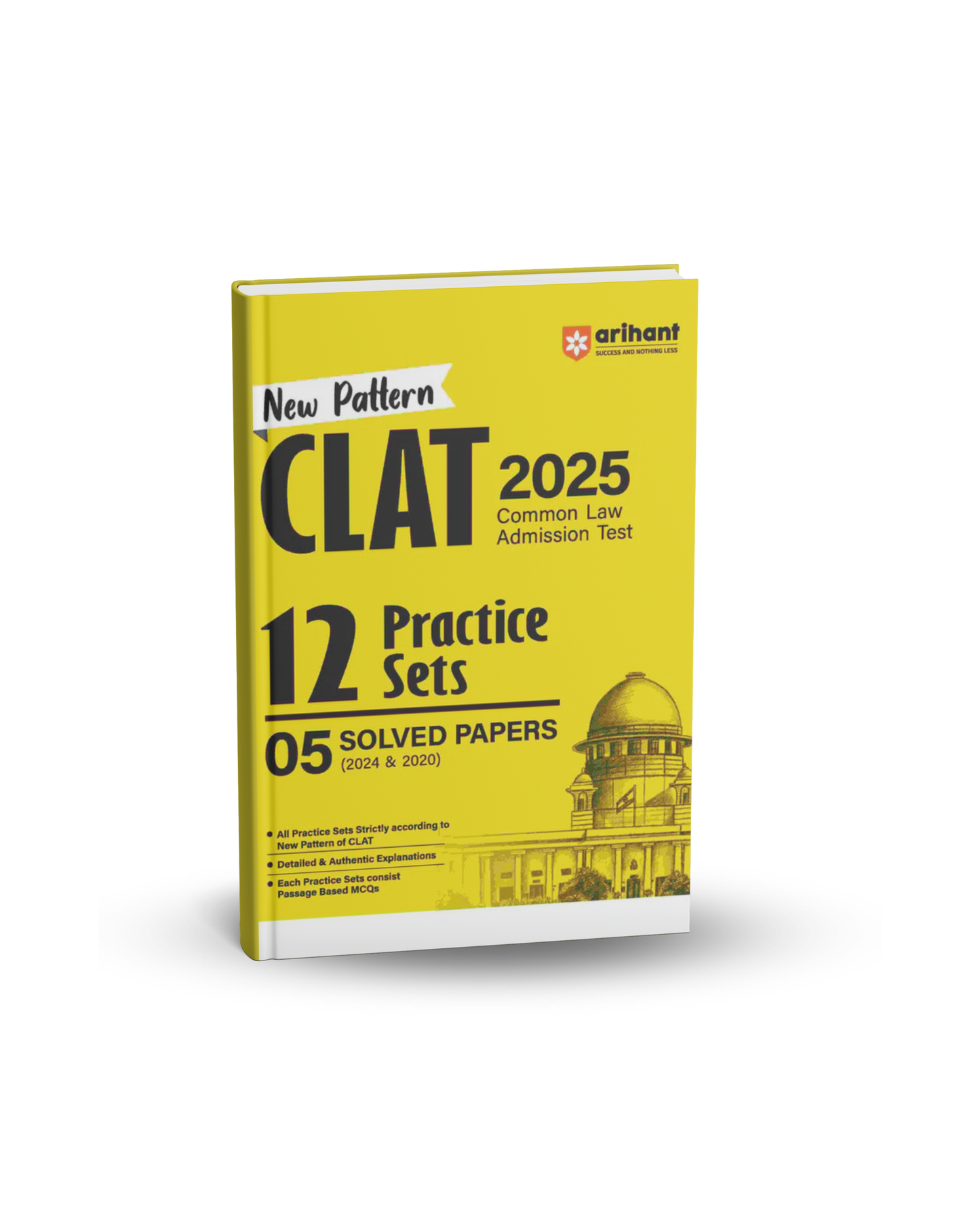 Arihant New Pattern CLAT 2025 - 12 Practice Sets | English Medium
