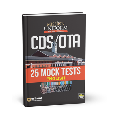 Arihant - Mission Uniform CDS/OTA English (25 Mock Tests) 2025