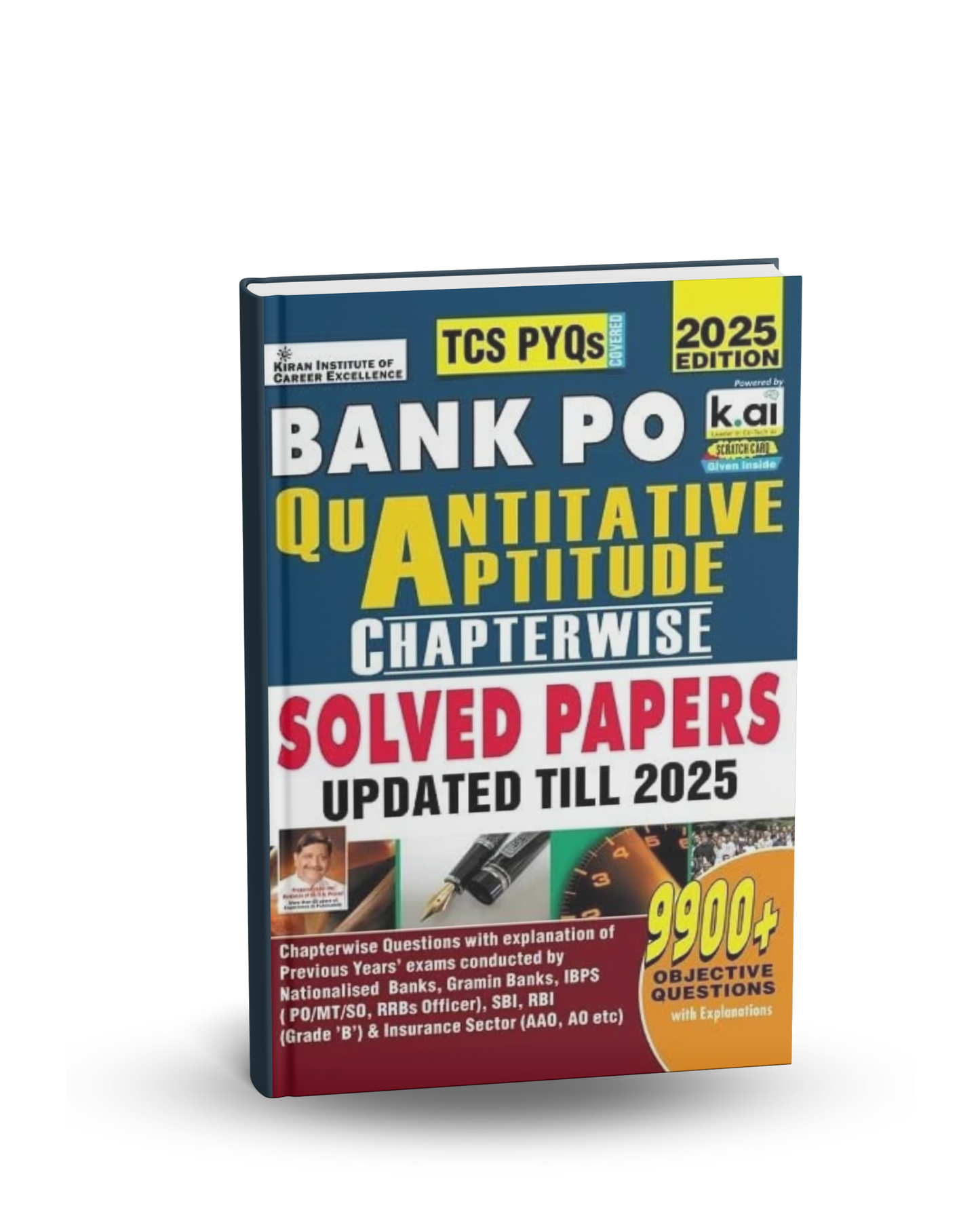 Kiran Bank PO Quantitative Aptitude (Updated till 2025) 9900+ Objective Questions (English Medium)