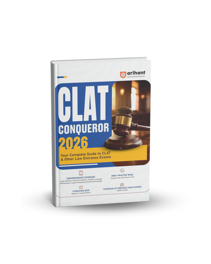 Arihant CLAT Conqueror 2026 - Common Law Admission Test | English Medium