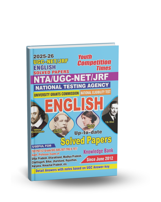 Youth NTA/UGC NET/JRF English | Previous Year Solved Papers 2025-26 Edition