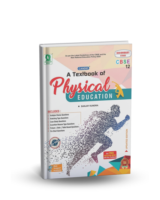 Evergreen CBSE  A Textbook of Physical Education Class 12 by Sanjay Kundra | Edition 2025 | English Medium