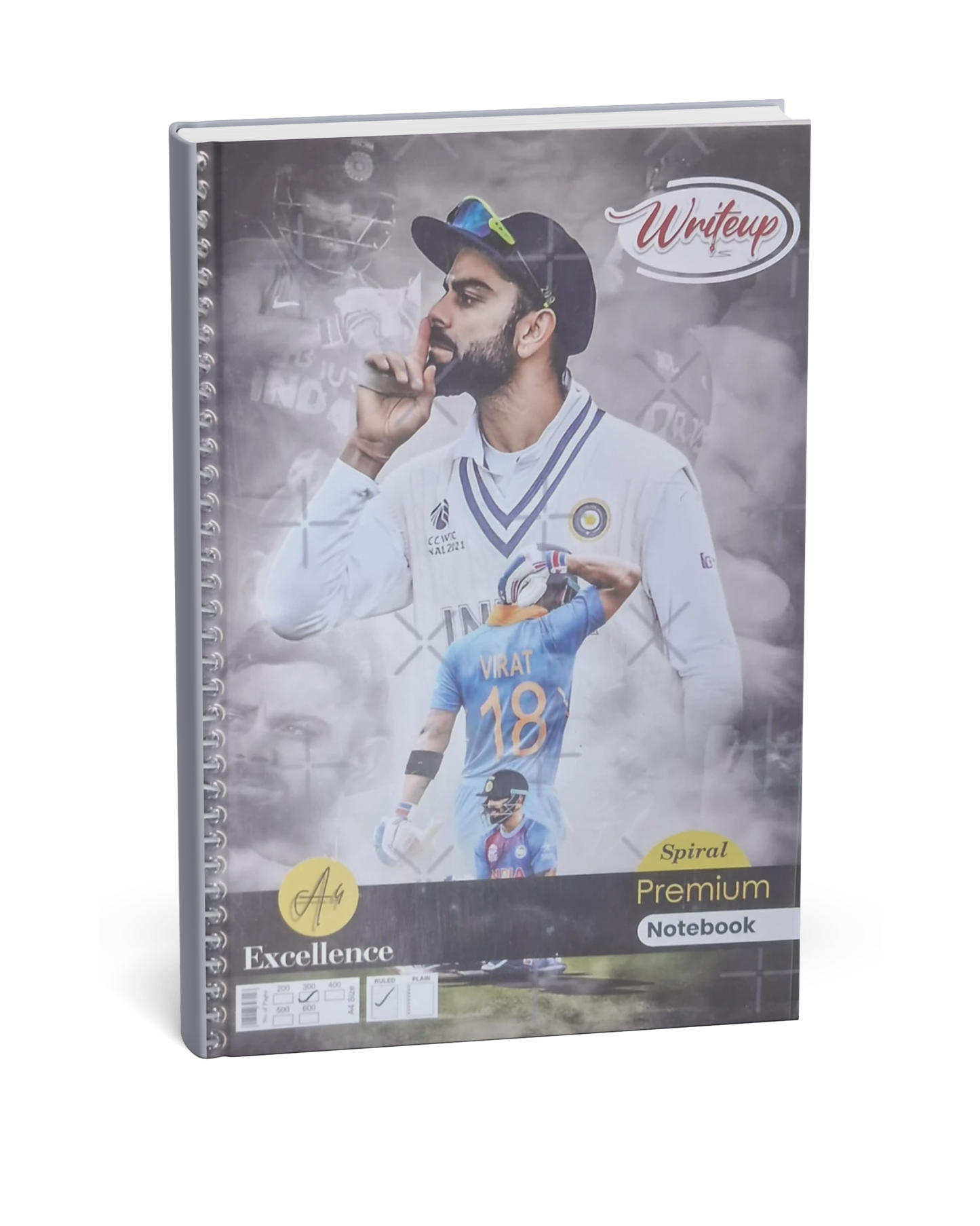 Gyan Spiral Premium Notebook (A4 Size, 300 Pages) Ruled