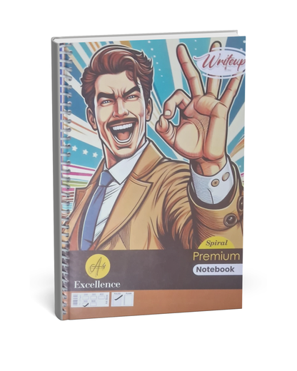 Gyan Spiral Premium Notebook (A4 Size, 500 Pages) Ruled