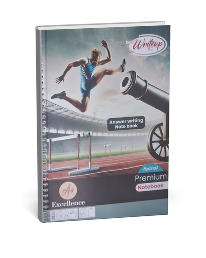 Gyan Spiral Premium Notebook (A4 Size, 400 Pages) Ruled