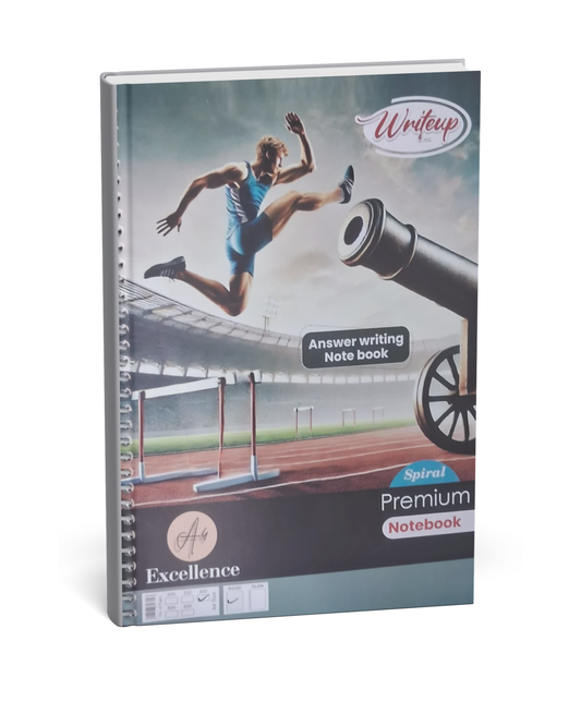 Gyan Spiral Premium Notebook (A4 Size, 400 Pages) Ruled