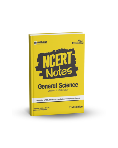 Arihant NCERT Notes General Science Class 6–12 (Old + New)2nd Edition(English Medium)