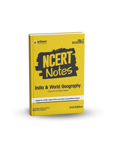 Arihant NCERT Notes India & World Geography Class 6–12(Old+New)2nd Edition(English Medium)