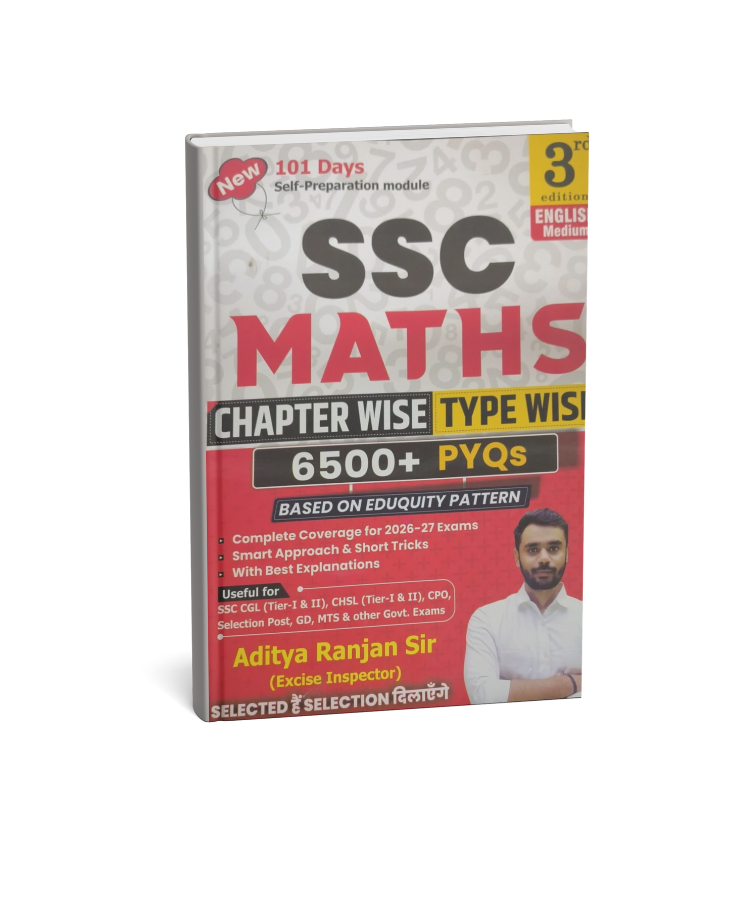 Aditya Ranjan - SSC Maths Chapterwise-Typewise (3rd Edition) 6500+ TCS MCQ | English Medium
