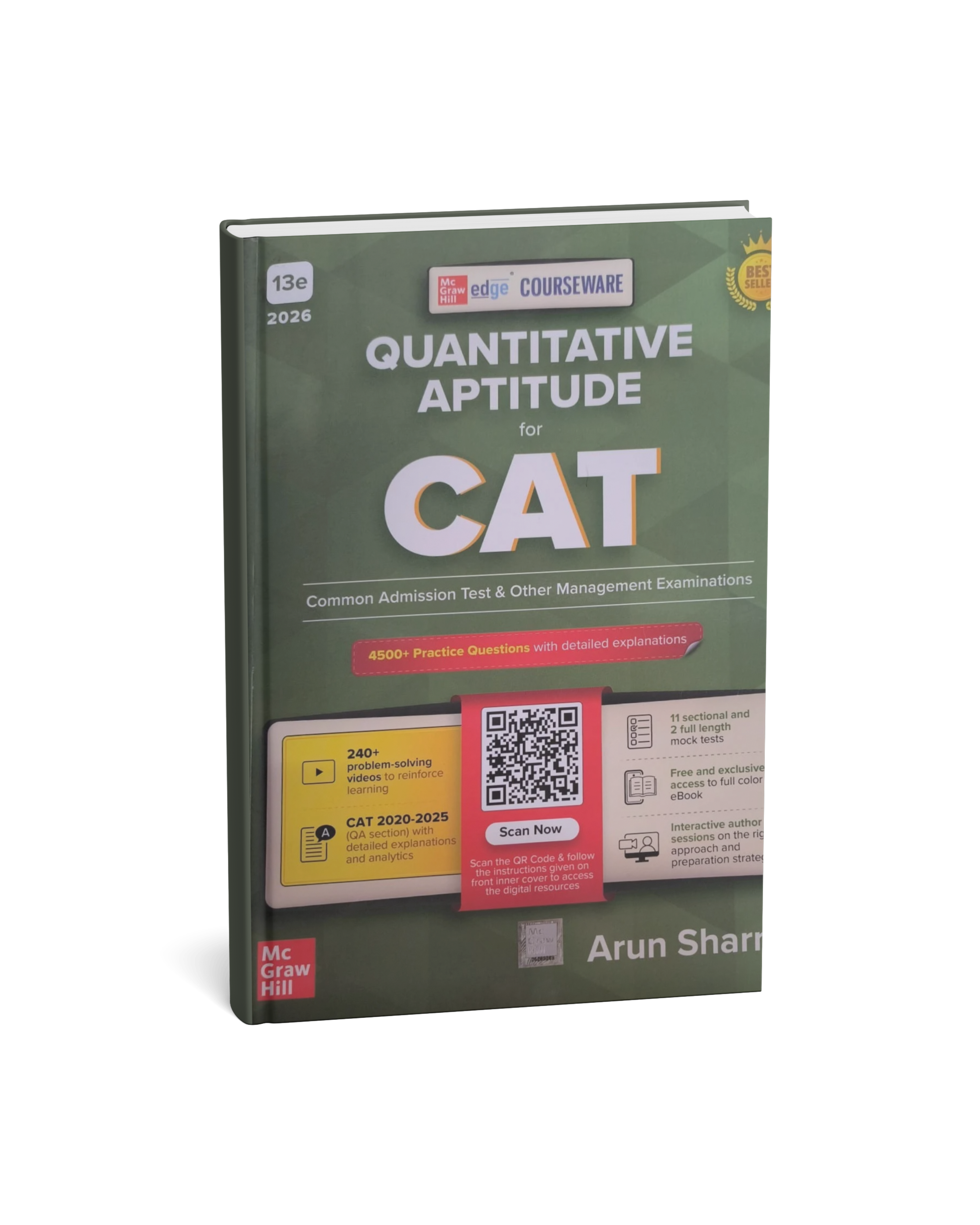 TMH Quantitative Aptitude, 13e for CAT 2026 by Arun Sharma (McGraw Hil – B3books