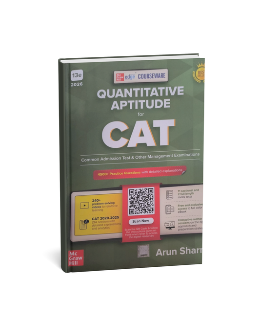 TMH Quantitative Aptitude, 13e for CAT 2026 by Arun Sharma (McGraw Hill, English Medium)