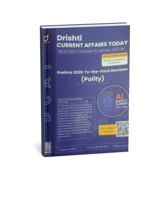 Drishti Current Affairs Today April 2026 English Monthly Magazine – Polity Special [English Medium]
